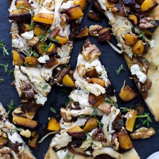 Image of Butternut Squash Chicken Flatbread Pizza