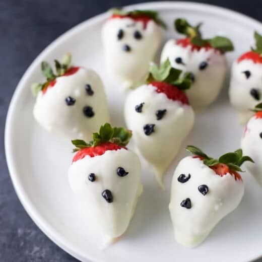 Image of Chocolate Covered Strawberry Ghosts