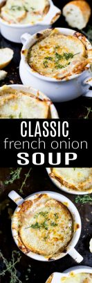 French Onion Soup photo collage