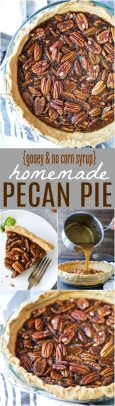 A collage of Pecan Pie pictures.