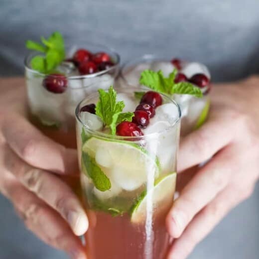 Image of Fresh Cranberry Mojitos