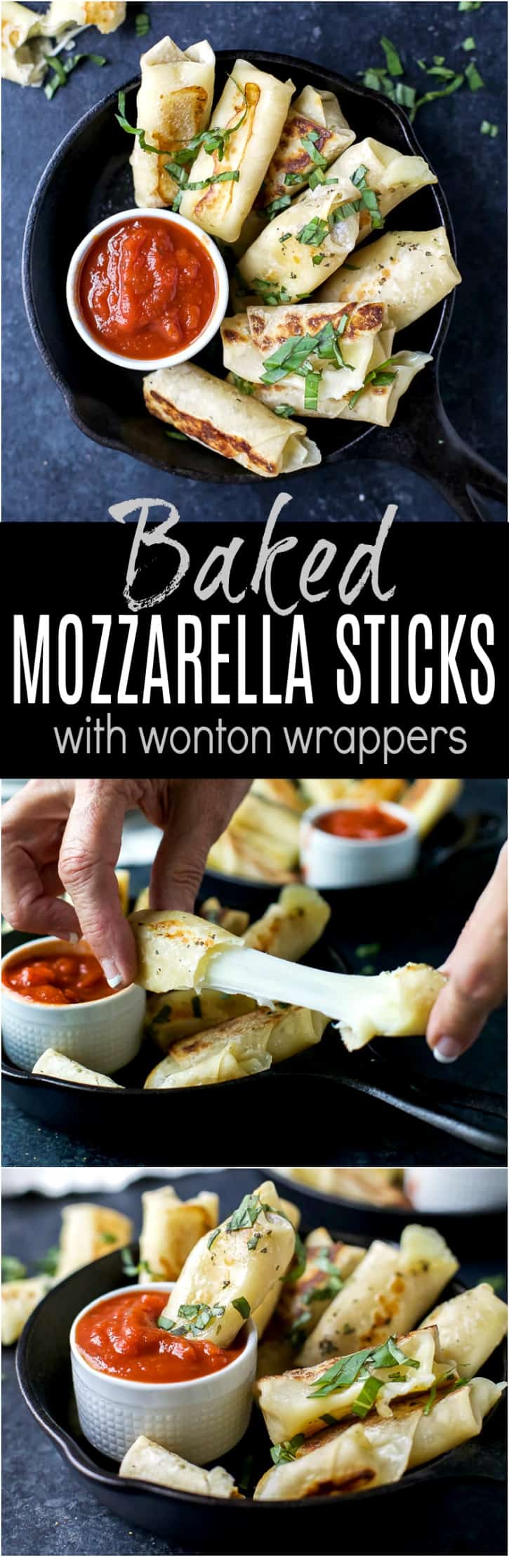 Skinny Baked Mozzarella Sticks Joyful Healthy Eats
