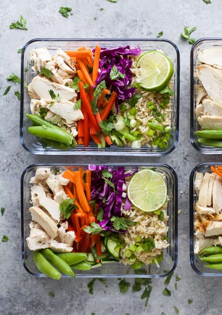 Thai Chicken Lunch Bowls (Meal Prep)