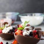 Chocolate Bowls with Berries and Coconut Whipped Cream - web-4