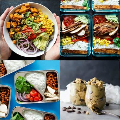 23 of the BEST Meal Prep Recipes for breakfast, lunch or dinner with a few dessert recipes snuck in there! Easy healthy recipes to prepare for the week that are guaranteed to keep you on track.
