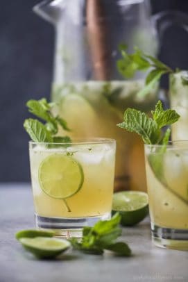 This Classic Mojito Recipe  made in a pitcher will be the hit of the party! It's easy, light and super refreshing for the summer!