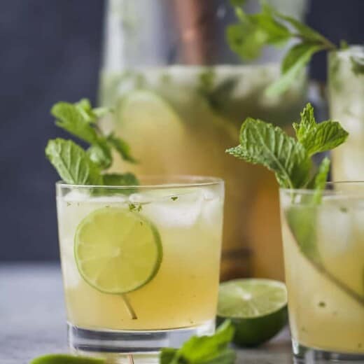 This Classic Mojito Recipe  made in a pitcher will be the hit of the party! It's easy, light and super refreshing for the summer!