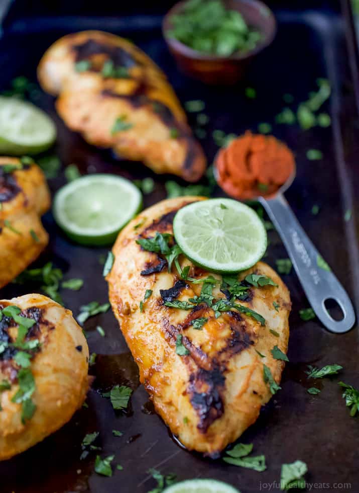 Image of Thai Curry Grilled Chicken with Limes