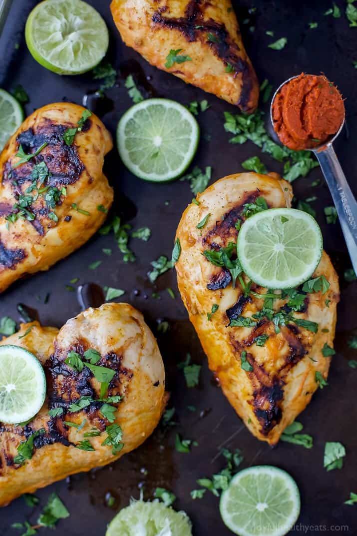 Image of Juicy Curry Grilled Chicken Breasts