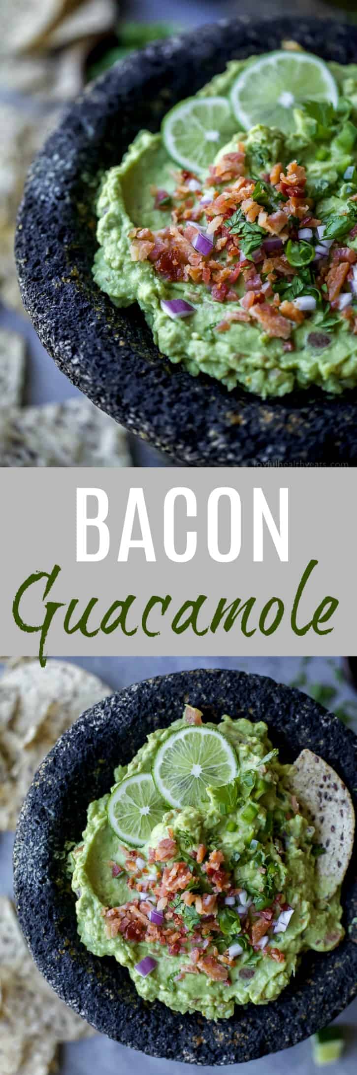 Pinterest image for Bacon Guacamole