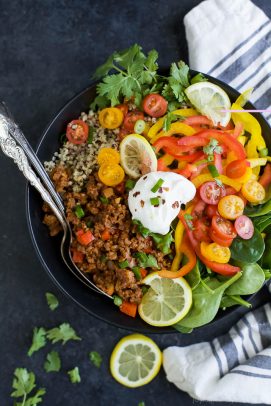 Deconstructed Stuffed Bell Pepper Bowl