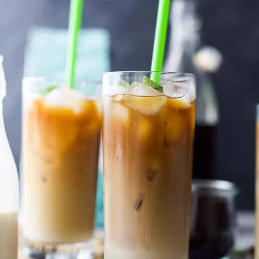 How to make the BEST Iced Coffee Cold Brew with a Sweet Cream finish. It's the perfect refreshing drink for the summer and a great start to your day!