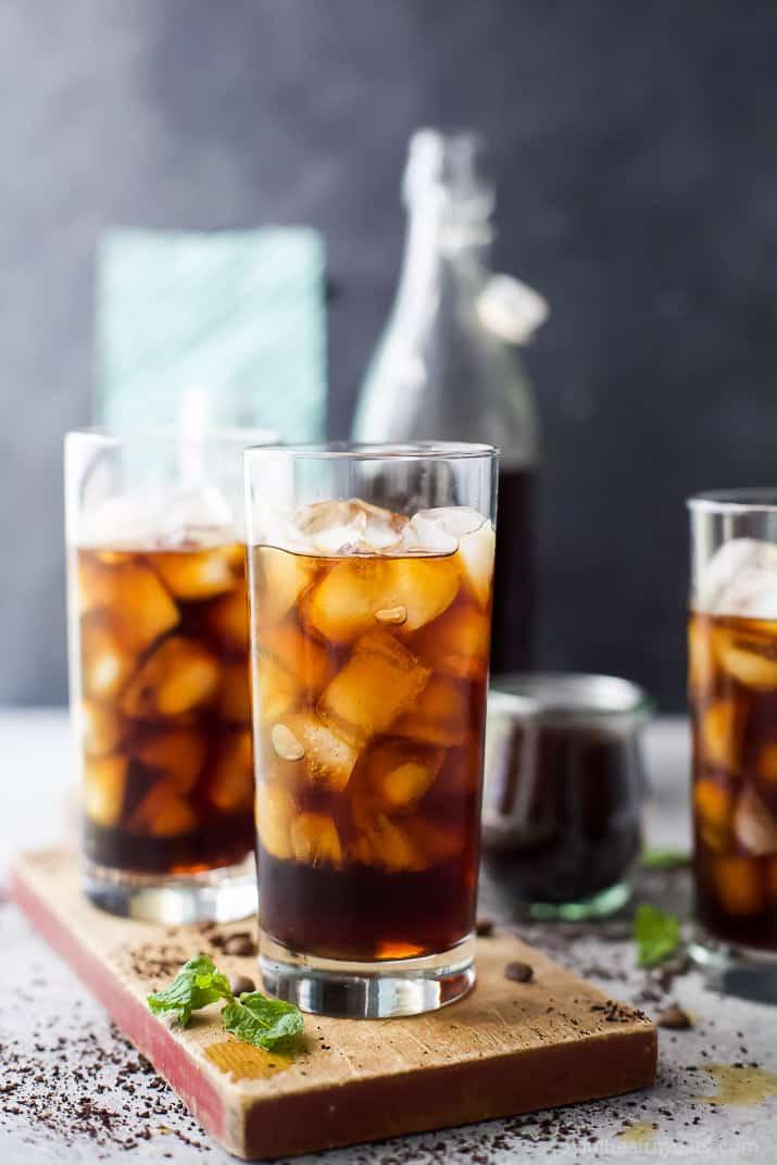 How to make the BEST Iced Coffee Cold Brew with a Sweet Cream finish. It's the perfect refreshing drink for the summer and a great start to your day!