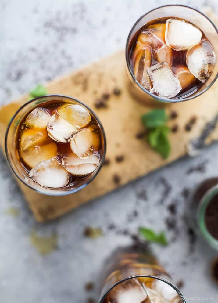 How to make the BEST Iced Coffee Cold Brew with a Sweet Cream finish. It's the perfect refreshing drink for the summer and a great start to your day!