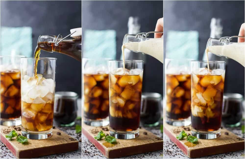 How to make the BEST Iced Coffee Cold Brew with a Sweet Cream finish. It's the perfect refreshing drink for the summer and a great start to your day!