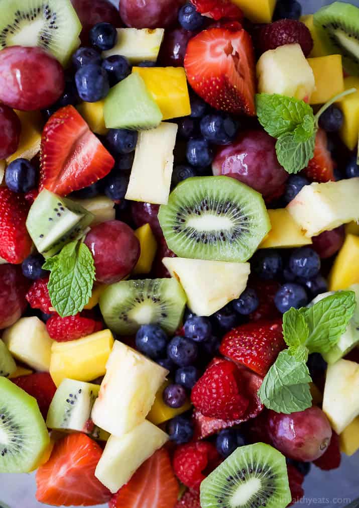 Close-up Image of The Best Summer Fruit Salad