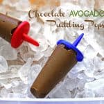 Image of Chocolate Avocado Pudding Popsicles