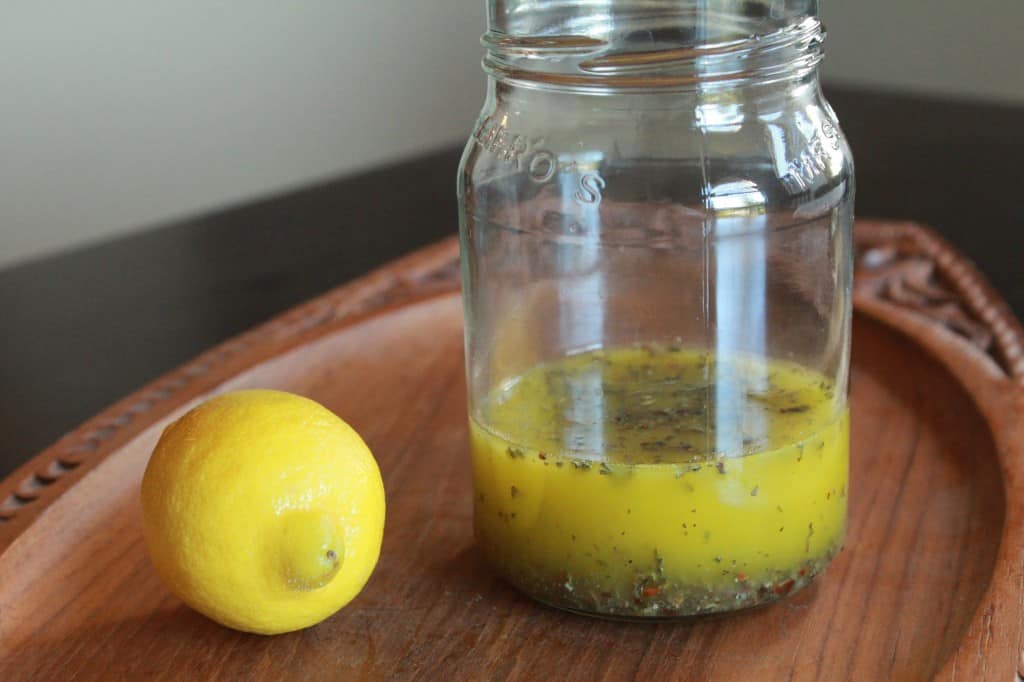 lemon and olive oil dressing