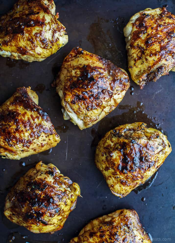 Balsamic Grilled Chicken Thighs