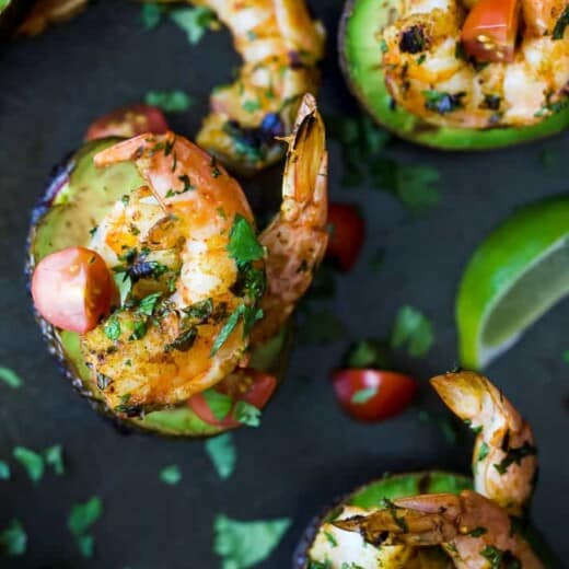 Grilled Cilantro Lime Shrimp in Avocado -web-6