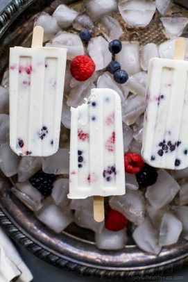 Paleo Berry Coconut Popsicles-3