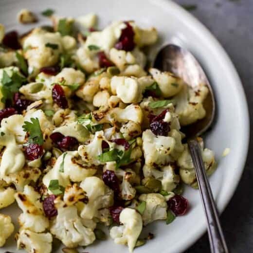 Roasted Cauliflower Salad with Curry Yogurt Sauce -web-4