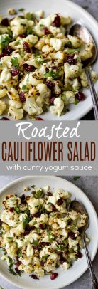 Roasted Cauliflower Salad with Curry Yogurt Sauce_long