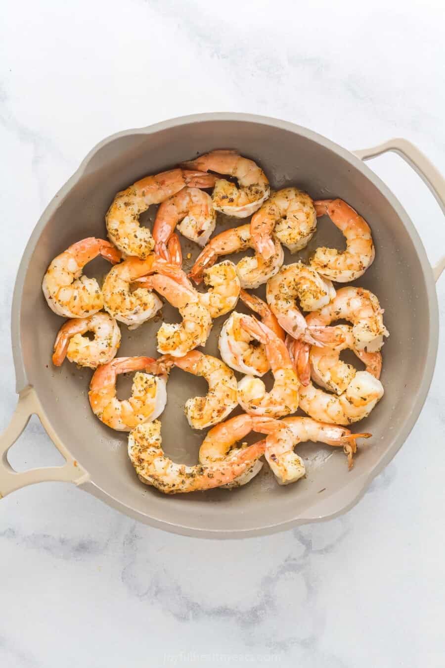 Creamy Shrimp Pasta Recipe | Joyful Healthy Eats
