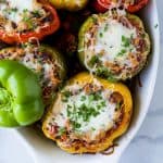 Turkey Bolognese Stuffed Peppers - web-7