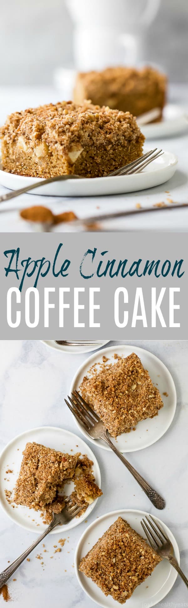 Pinterest image for Apple Cinnamon Coffee Cake