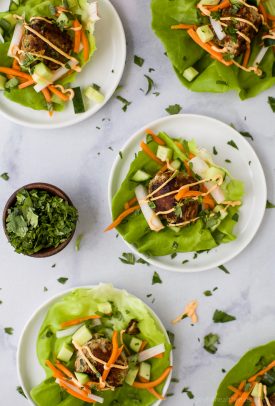 Quick Easy Banh Mi Lettuce Wraps | Gluten Free & Low Carb Dinner Idea