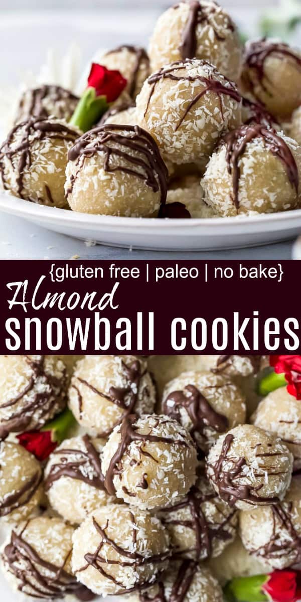 Easy Almond Snowball Cookies for Christmas | Joyful Healthy Eats