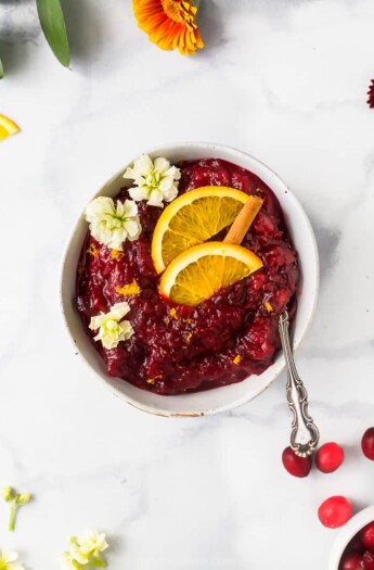 The BEST Maple Cranberry Sauce - web-7