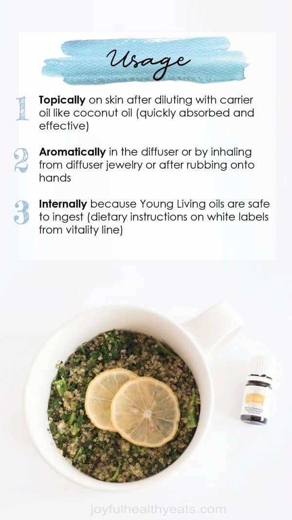 infographic on how to use essential oils