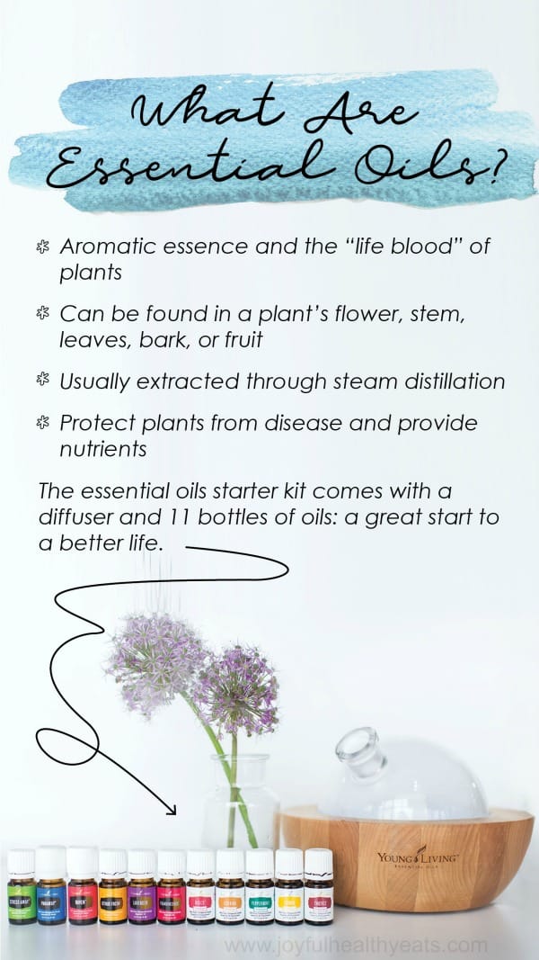 infographic about what essential oils are