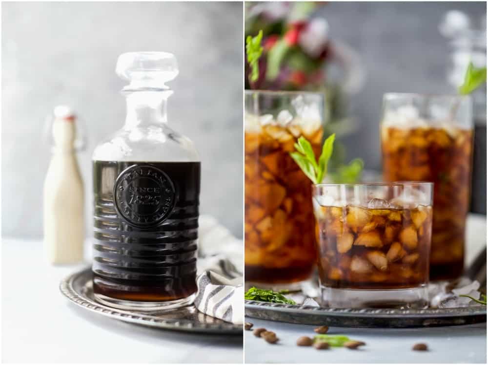 thai cold brew in a jar