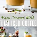 kokosmelk Thaise Iced Coffee recept / heerlijke Easy Iced Coffee!