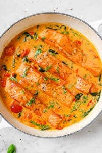 Creamy Tuscan Salmon Recipe | Joyful Healthy Eats