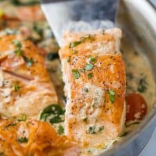 The BEST Pan Seared Creamy Tuscan Salmon Recipe-image