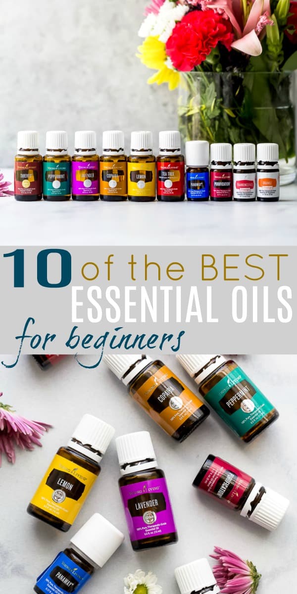 pinterest image for 10 of the BEST Essential Oils for Beginners