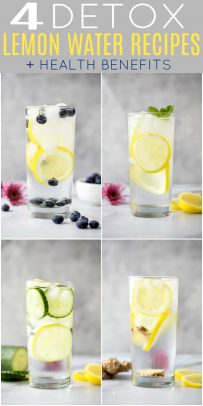 Slimming Detox Water | 4 Easy & Delicious Detox Water Recipes