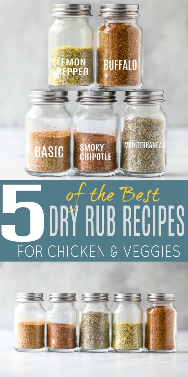 Pinterest Image for 5 of the Best Dry Rub Recipes for Chicken