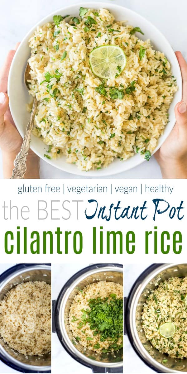 Instant Pot Cilantro Lime Rice Recipe - Skinnytaste