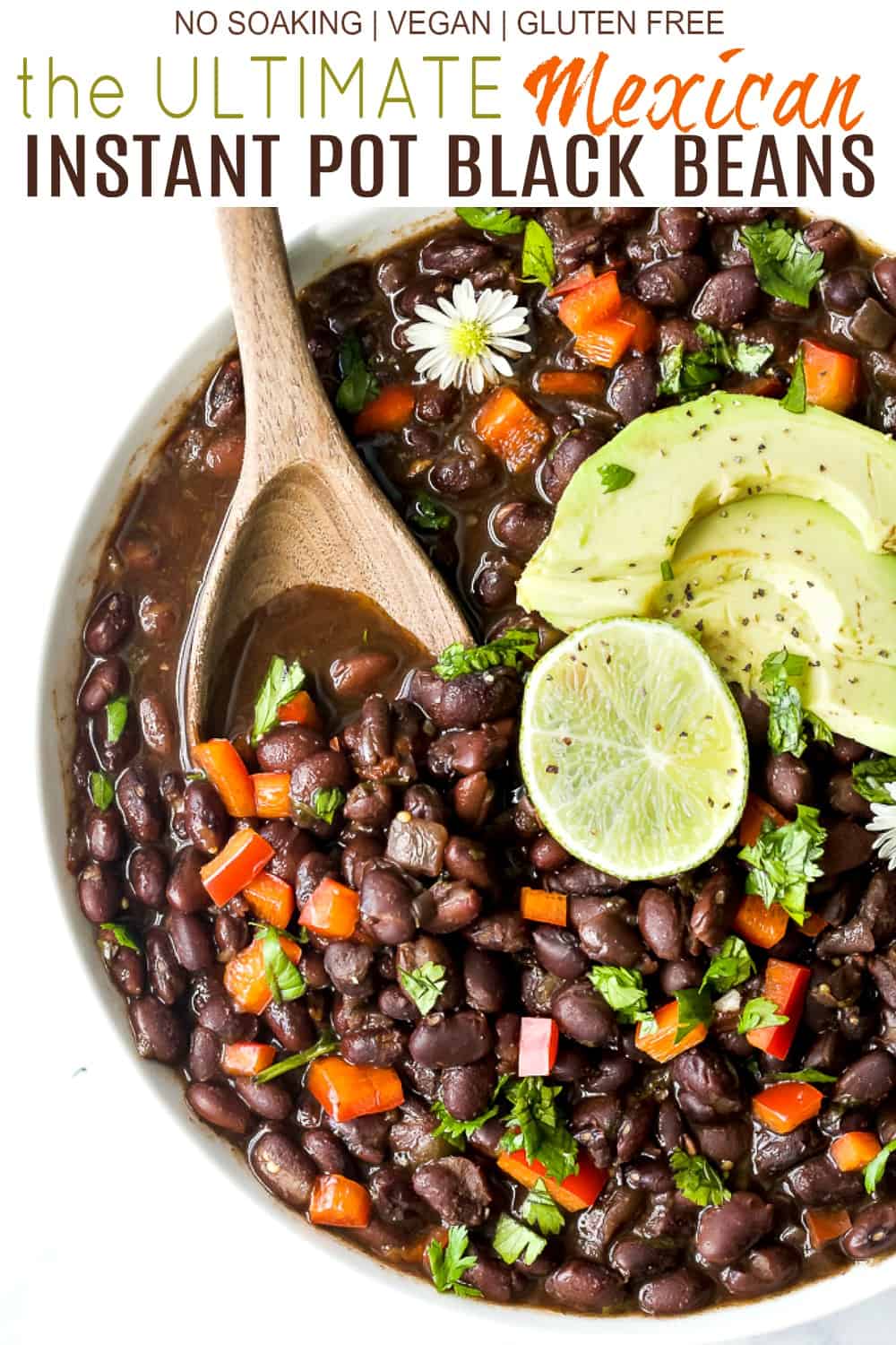 pinterest photo for the ultimate mexican instant pot black beans