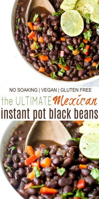 pinterest photo for the ultimate mexican instant pot black beans