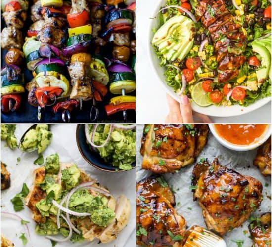 feature image for the top 25 grilled chicken recipes you need to make this summer