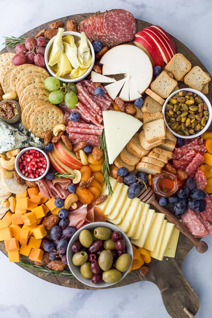 Holiday Charcuterie Cheese Board