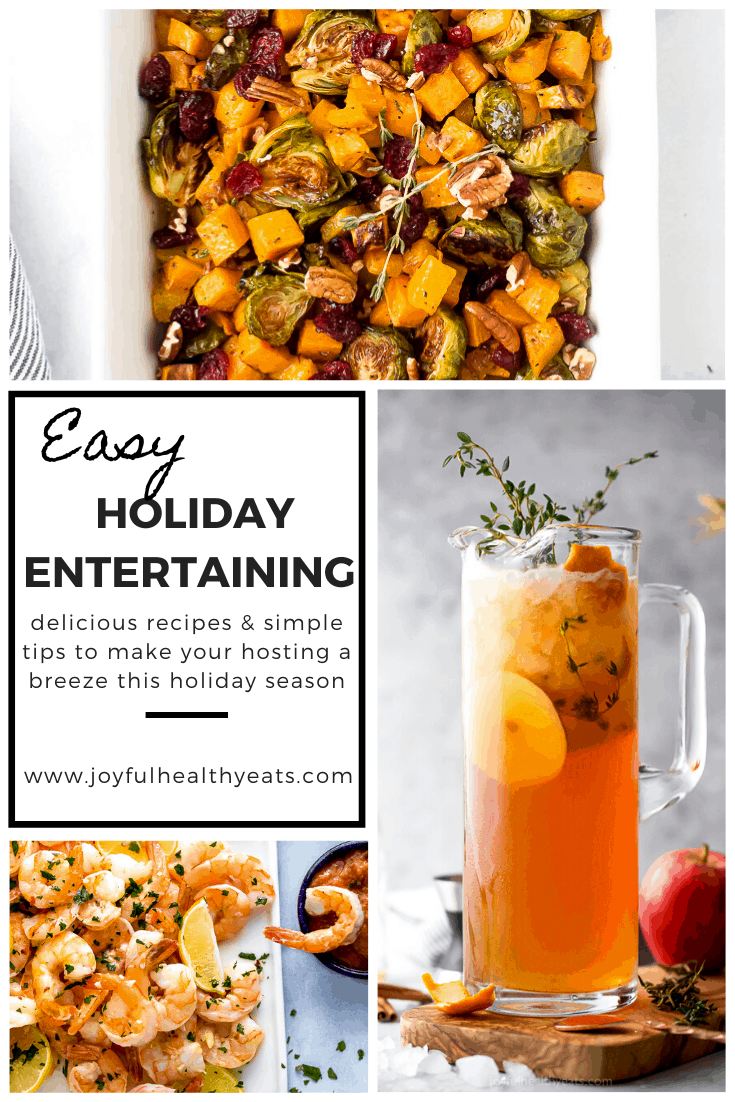 pinterest image for 8 Easy Hosting Tips for Stress-free Holiday Entertaining