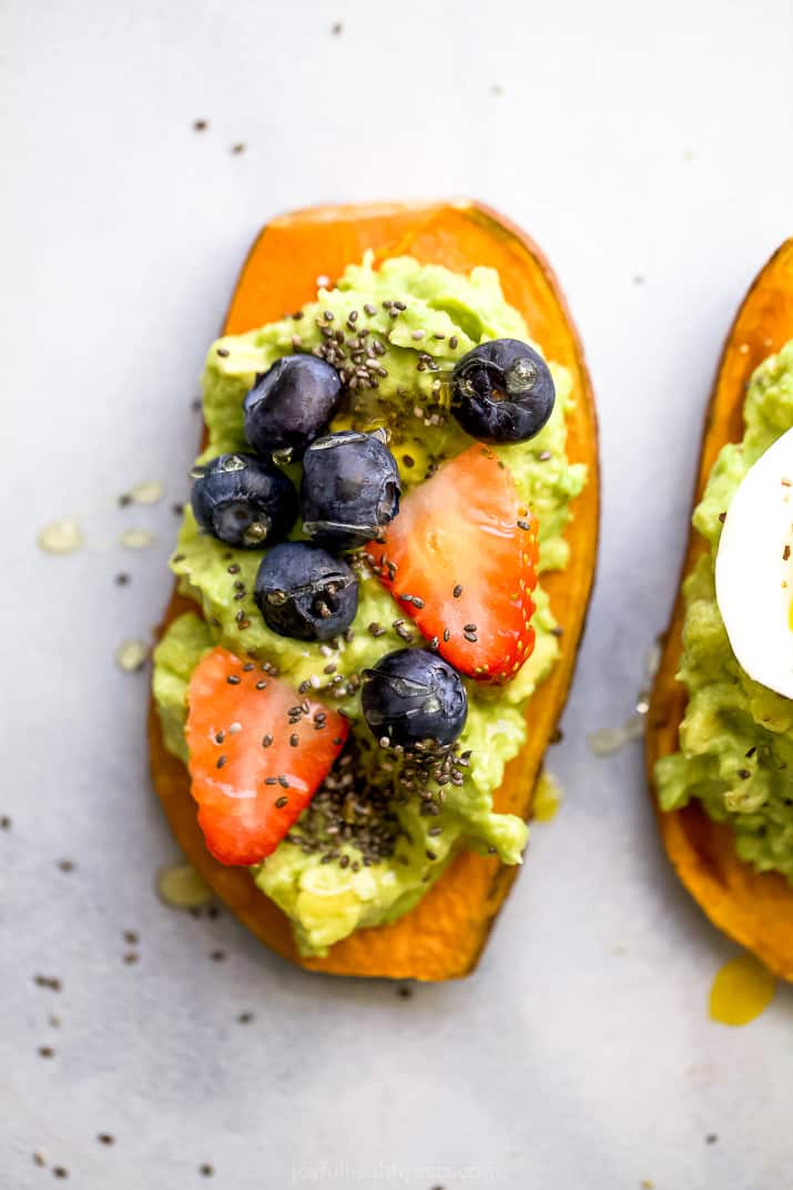 easy fruity avocado toast recipe