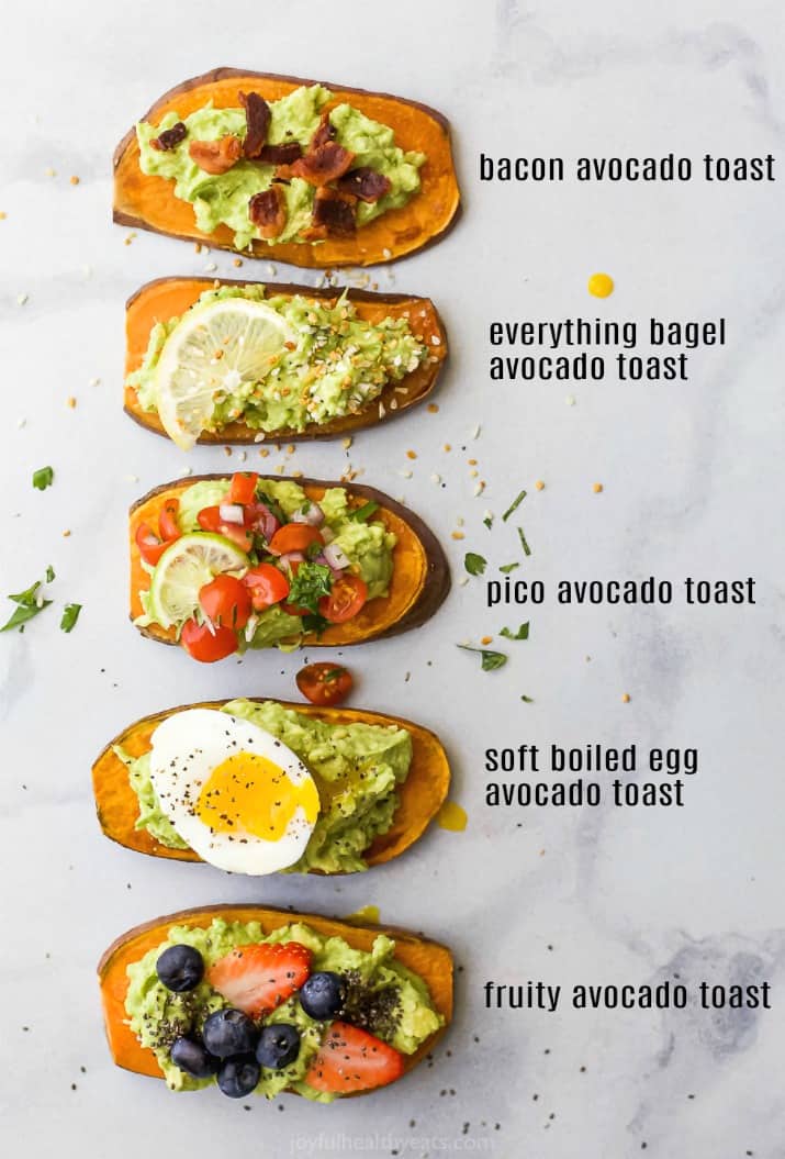 5 easy healthy avocado toast recipes